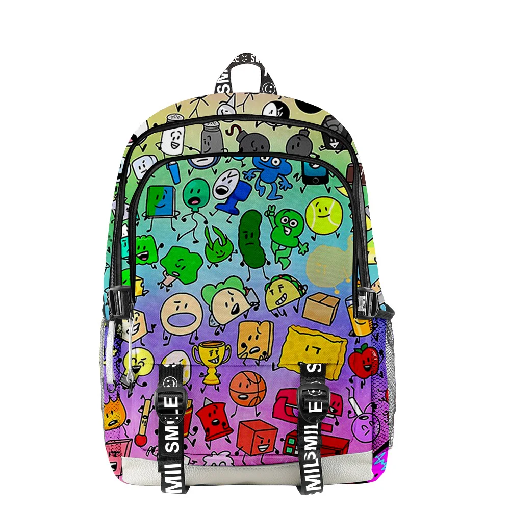 

Jacknjellify Battle for Dream Island Merch Zipper Backpack Adult Kids School Bag Unique Daypack Unisex Traval Bag