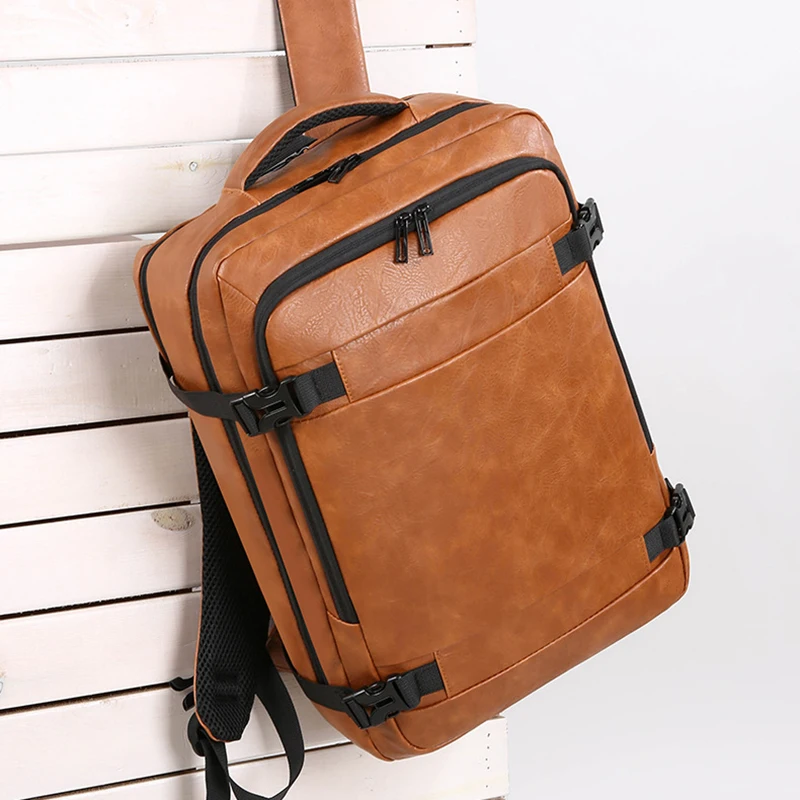

2025 Новый деловой рюкзак, мужской компьютерный рюкзак, большой вместительный пригородный студенческий рюкзак, ретро-рюкзак, дорожный рюкзак
