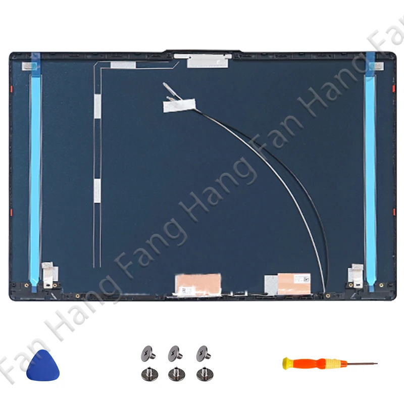 Imagem -04 - para Lenovo Ideapad 15iil05 15are05 15itl05 15alc05 2023 2023 Lcd Tampa Traseira Dobradiças Moldura Frontal Inferior Case Traseiro Novo