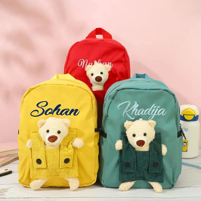 personalized-toddler-backpack-embroidered-name-cute-3d-bear-unisex-2-4y-kids-back-to-school-birthday-gift