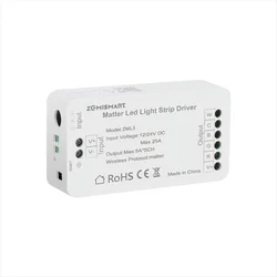 Led Controller Matter Over WiFi RGBCW RGBCCT Smart Led Driver Support Smartthings Alexa Google Home App Control wled Dimmer