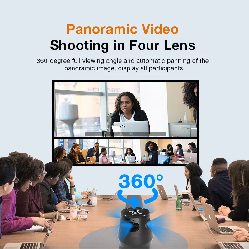 Anywii 8mp conferentiecamera's AI Voice Tracking Camera Ptz-camera voor conferentietregadering