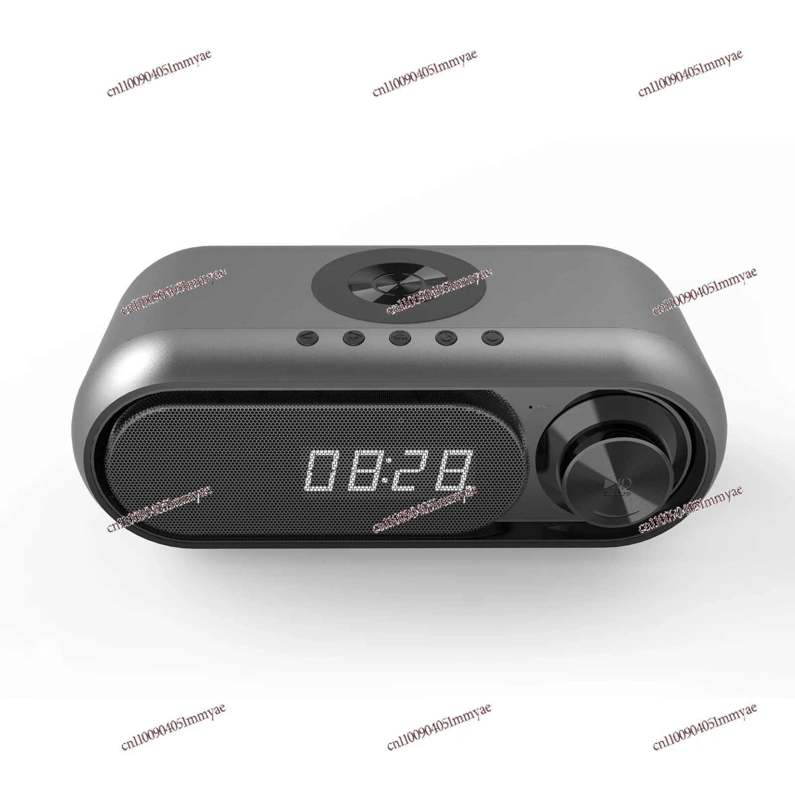 

Bedside Wireless Charging Audio Wireless Charger Bluetooth Speaker LED Clock Alarm Clock Audio