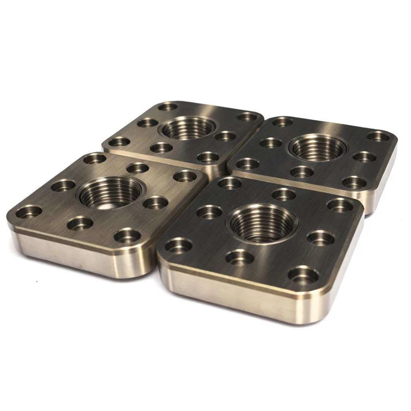 Custom CNC Turning & Milling Brass Parts Hollow Brass Bearing Retainer Cage with Strict Tolerance