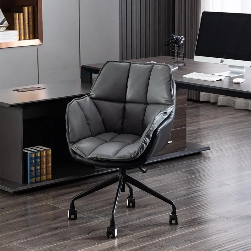 Liftable Light Luxury Comfortable Chair Study Room Home Desk Chair Computer Long-term Office  Bedroom Ergonomic Chair Rotation