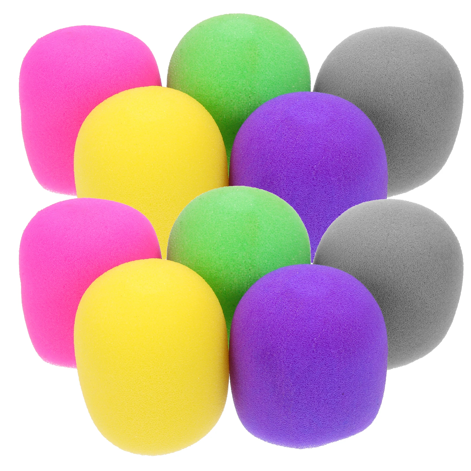 

20 Pcs Covers Disposable Enlarged Size Sponge Microphone Mic Covers Accessories Noise Protection For Stage KTV