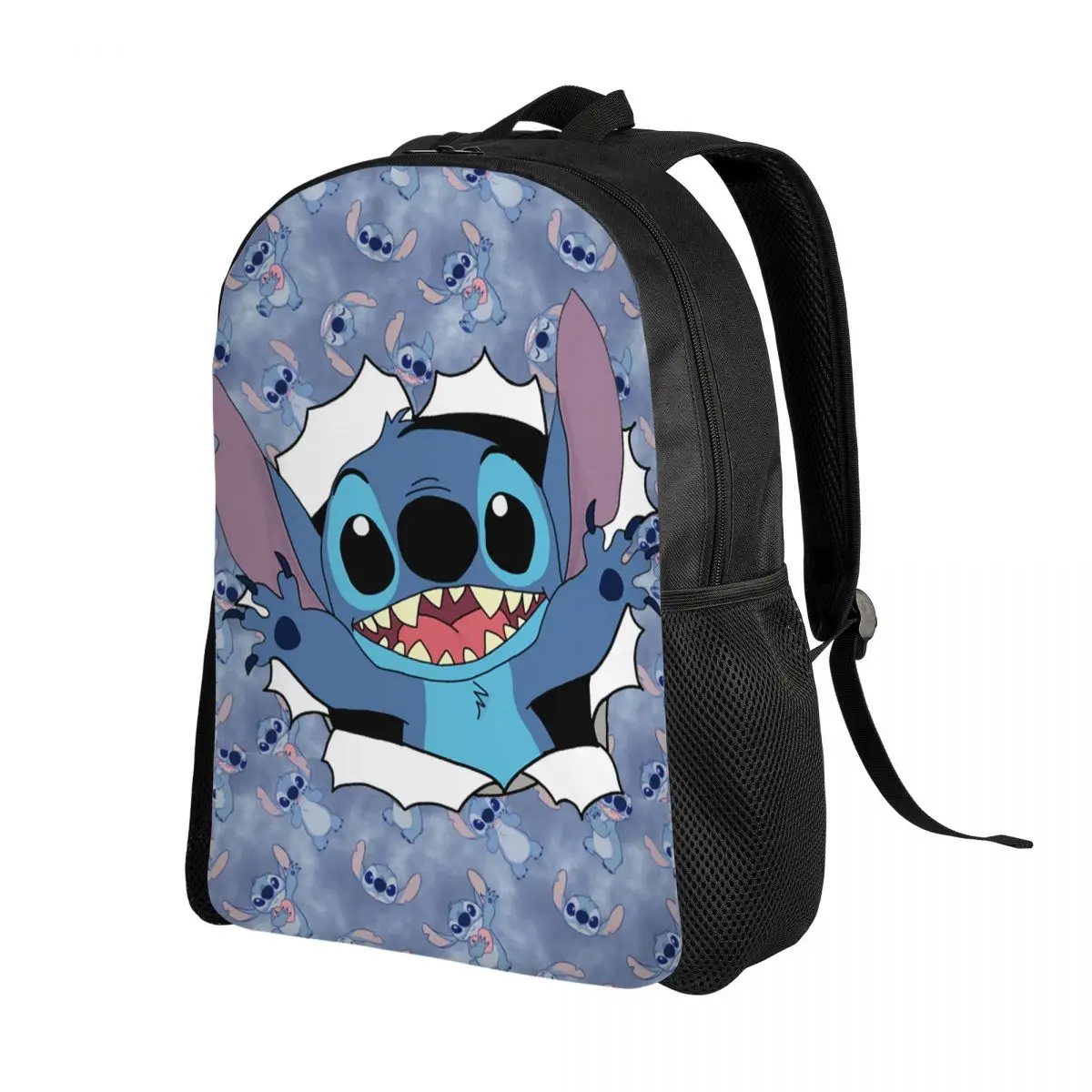 Custom Stitch Manga Anime Laptop Backpack Men Women Basic Bookbag for School College Students Bag