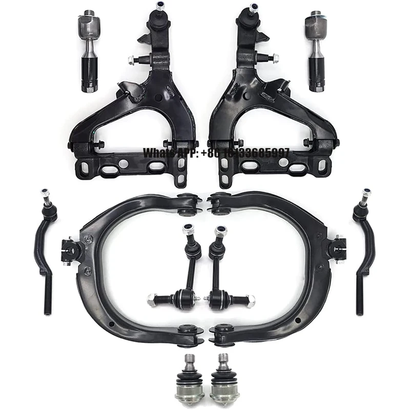 

K640294 K640293 K6664 ES3675 ES3676 Front Suspension Kit Control Arm Set Replacement for Chevy Trailblazer GMC Envoy RAINIER