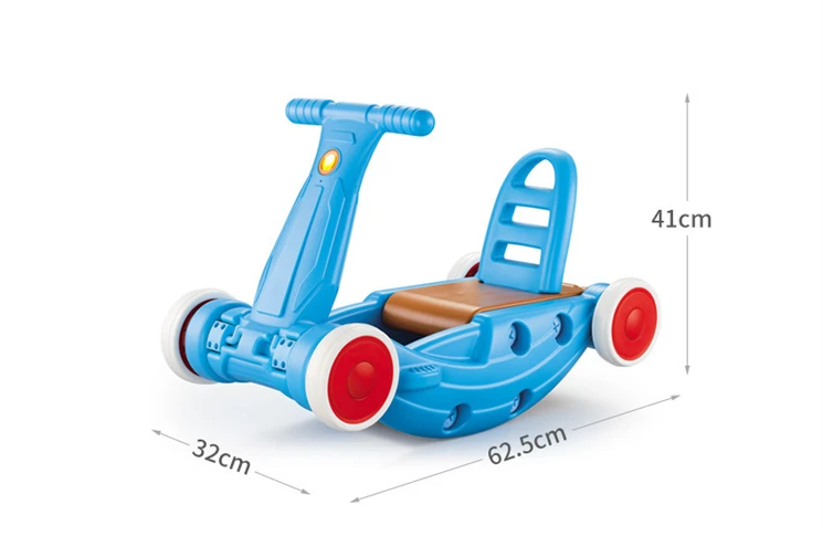 2023 new arrivals baby stroller 3 in 1 multifunction rocker walker hand push scooter rocking horse baby learning toys for kids