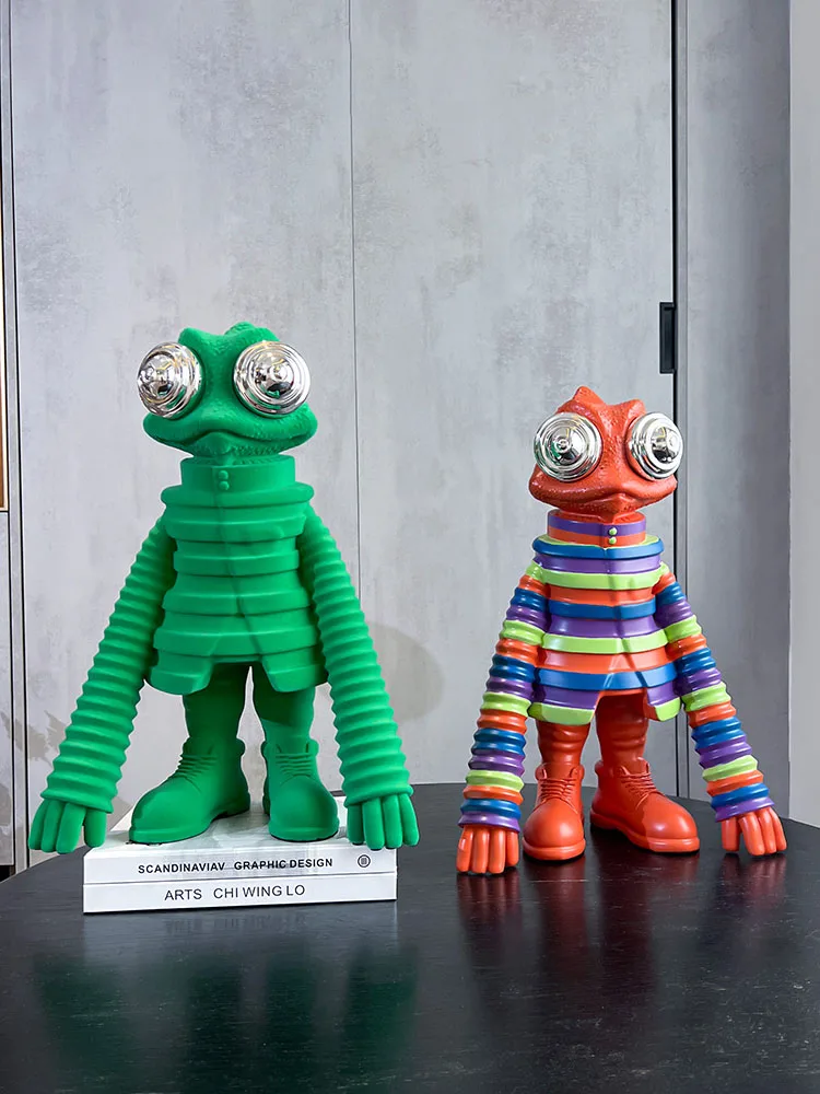 Colored Monster Statue For Home Decor,Cartoon Ornament,Office And Hotel Figurine,Desktop Sculpture Decoration,Customized