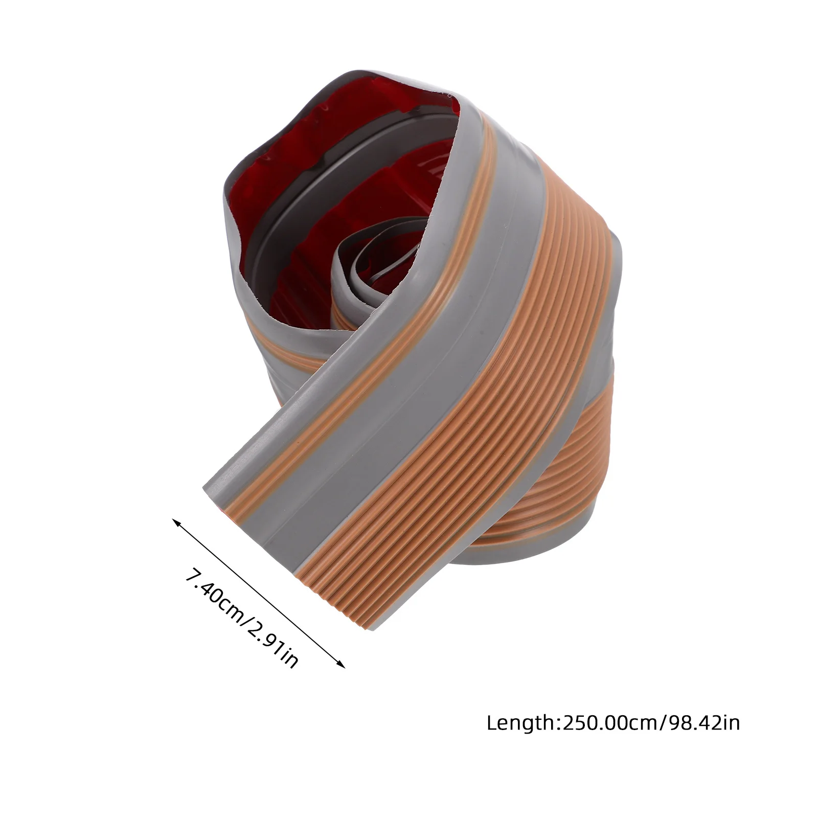 Stair Nosing Protector Anti Slip PVC Stair Trim Indoor Outdoor Safety Edging Non Slip Textured Surface Quick Install Bright