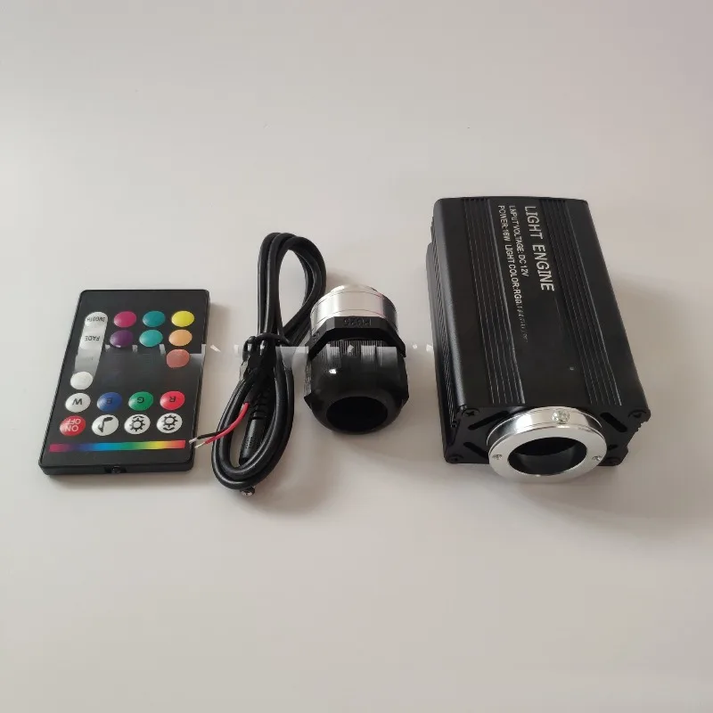 Car Voice-activated Fiber Optic Light Remote Control Mobile Phone APP Control Car Music Gypsy Modification Set