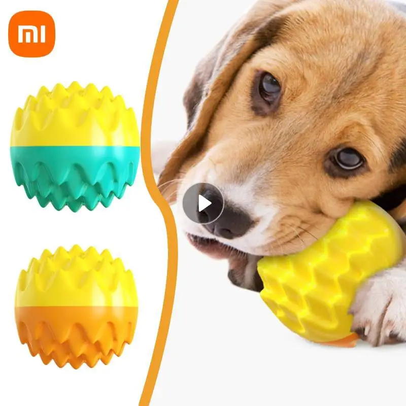 Xiaomi Chewing Bouncing Rubber Ball Toy Pet Dog Toy Ball And Rope Interactive Toy Big Dog Puppy Game Dogs Toy Accessories