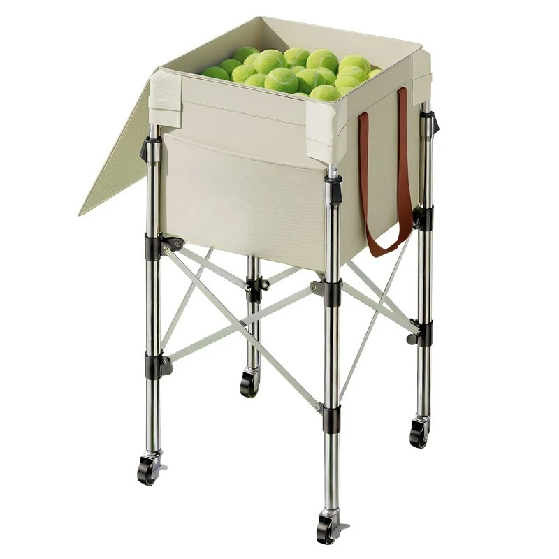 Tennis storage frame cart Pick up cart Foldable large-capacity receiving and receiving cart with wheels