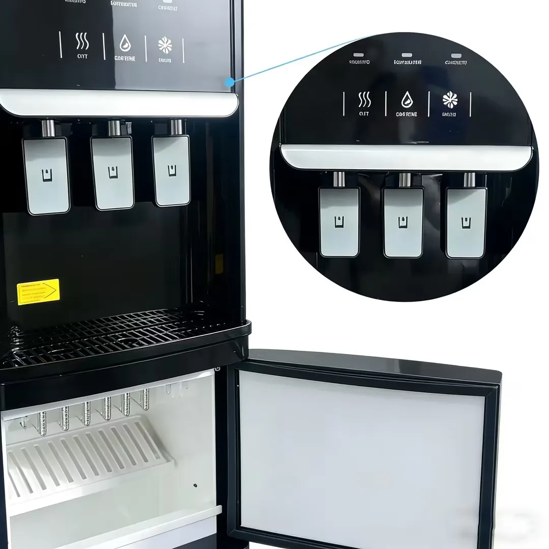 Top Load Electric Freestanding Water Dispenser Hot and Cold Water Dispenser Machine with Ice Maker