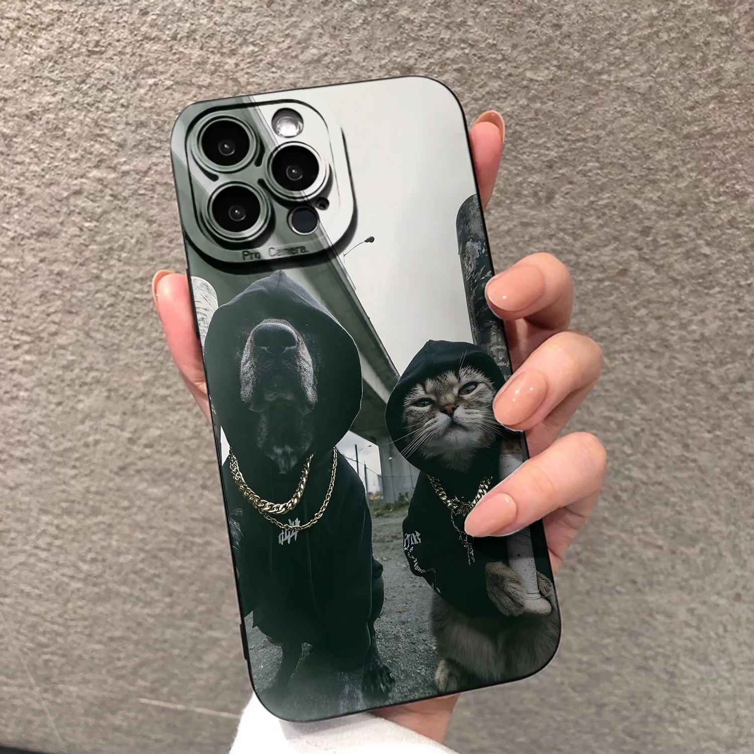 Crazy Racing Cat meme Lustige Silikonhüllen für iPhone 17 16 15 14 Pro Max Plus Hülle iPhone 13 12 11 7 8 XS XR Stoßfeste Coque – Detail 12
