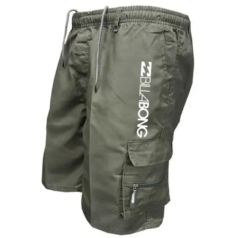Summer 2026 new model of quick-drying camouflage men's shorts, outdoor jogging training quick-drying pocket men's work pants