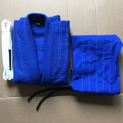 Professional Brazilian Jujutsu Competition Training Clothing BJJ GI Black White Blue for Adults and Children