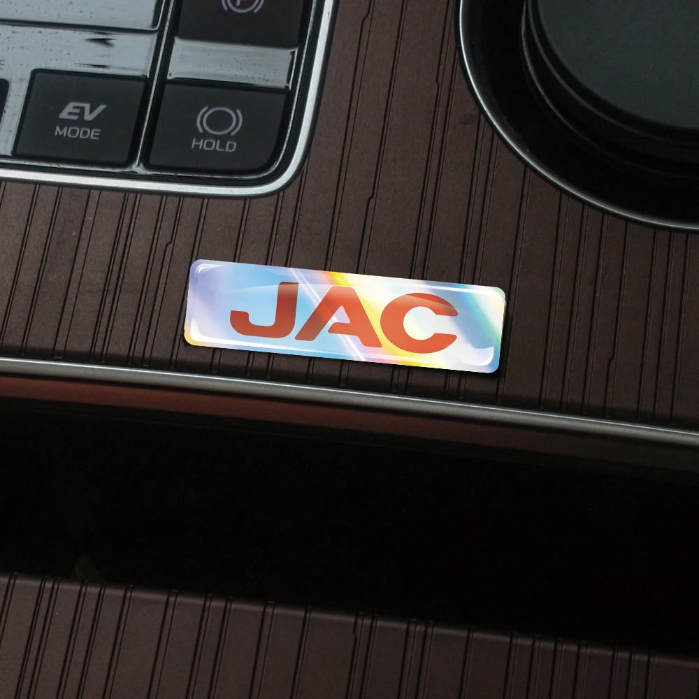 4Pcs Laser 3D Epoxy Car Interior Exterior Decoration Sticker For JAC Refine J3 J2 S5 A5 J5 J6 J4 Vapour S2 T8 Car Accessoriess - view 4