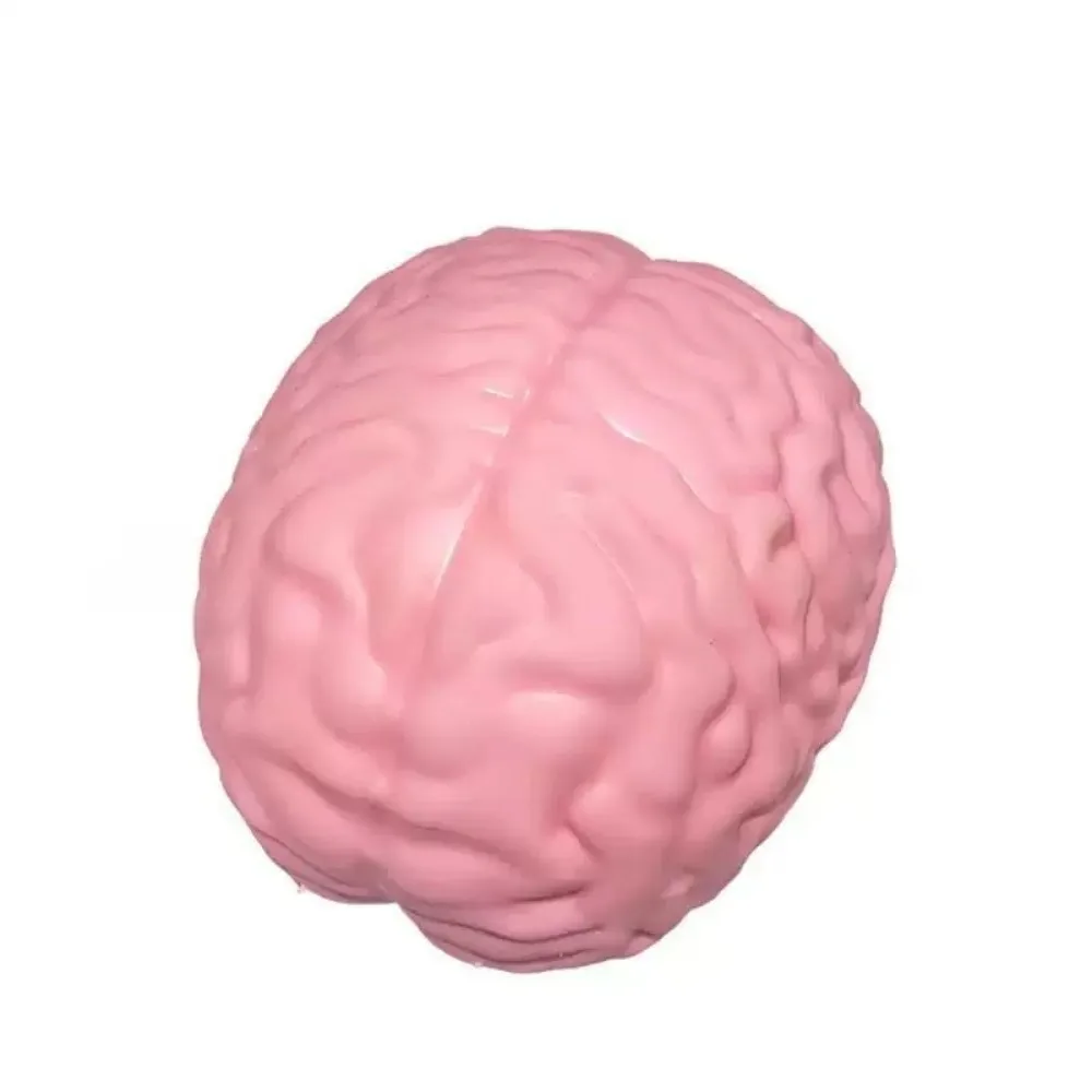 Unique Simulated Brain Squishy Toy Slow Rising Moldable Prank Toy TPR Squeeze Toy Halloween Gifts