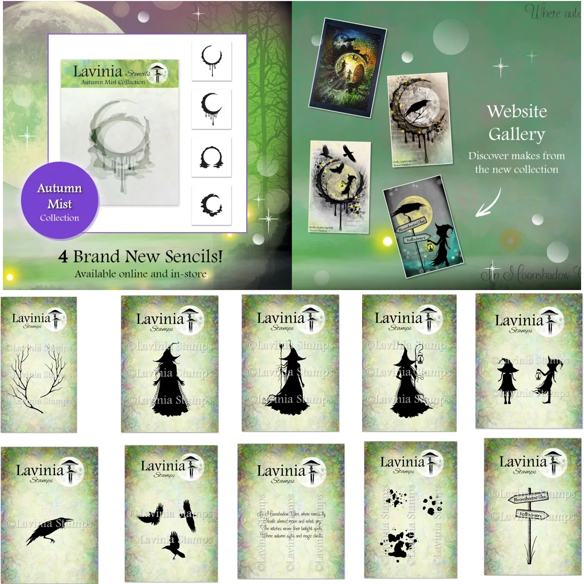 Coven of Curiosities واضح Stamps DIY بها بنفسك سجل القصاصات تنقش الحرفية ورقة بطاقة ألبوم الحرفية لوازم الديكور 2025 الخريف جديد