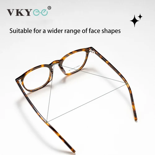 Imagen 2 del producto VICKY, gafas de lectura con luz azul para hombres y mujeres, diseño ovalado geométrico Simple a la moda, se pueden personalizar con prescripción 9603