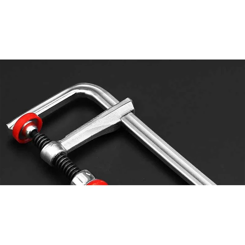 Screw Action Arm Guide Rail Clamp Comprehensive 120Mm Wood Handle Guide Rail Clamp Fixture With Screw Action Arm