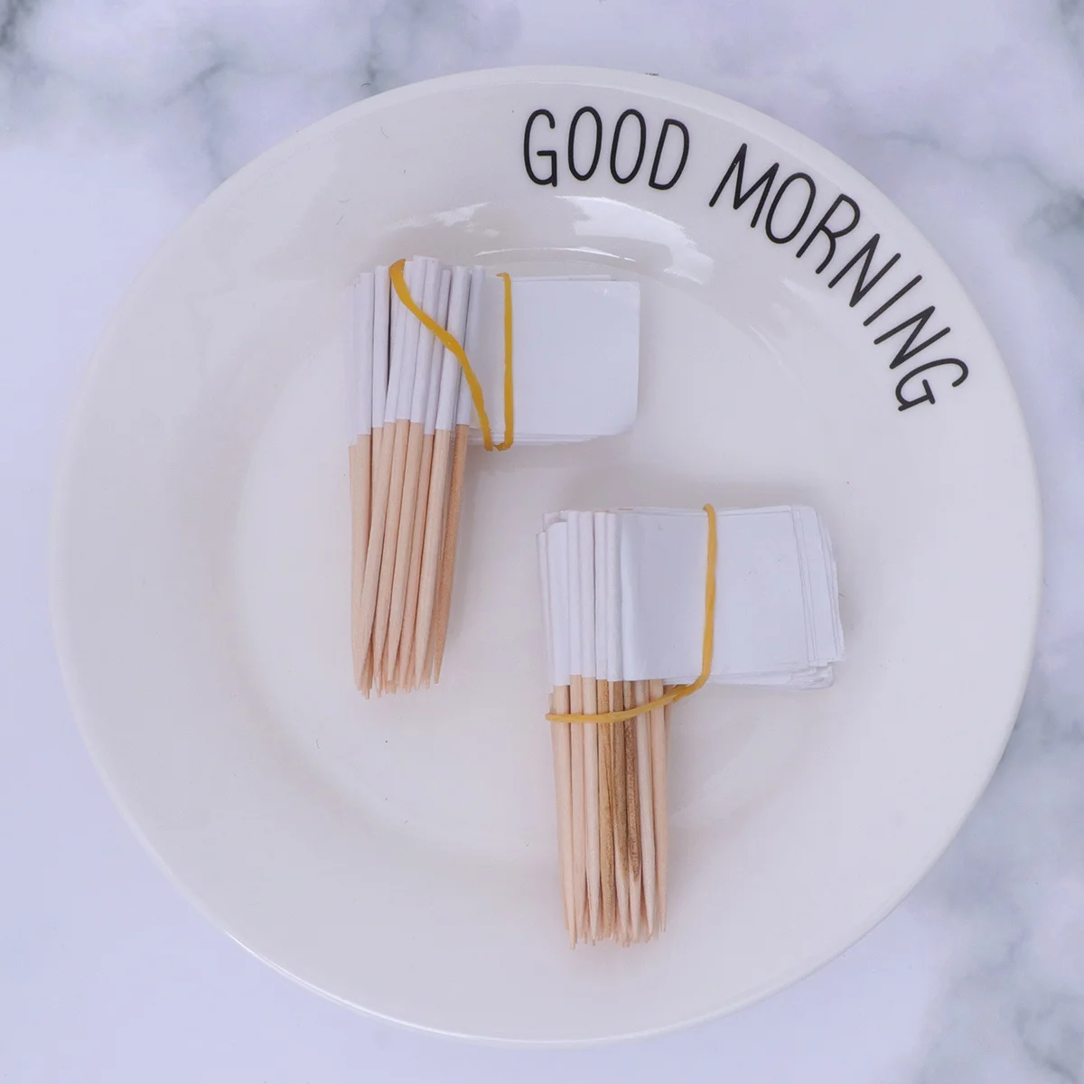 

200pc Paper Flag Picks 65Mm Cake Decor For Independence Day Party Birthday Gathering Kitchen Bar Tools Decoration