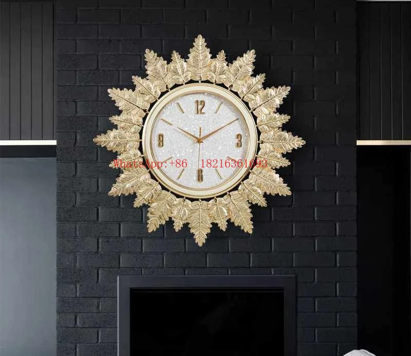 Nordic Simple Clock Living Room Wall Clock Home Creative Personality Wall Art Silent Wall Clock