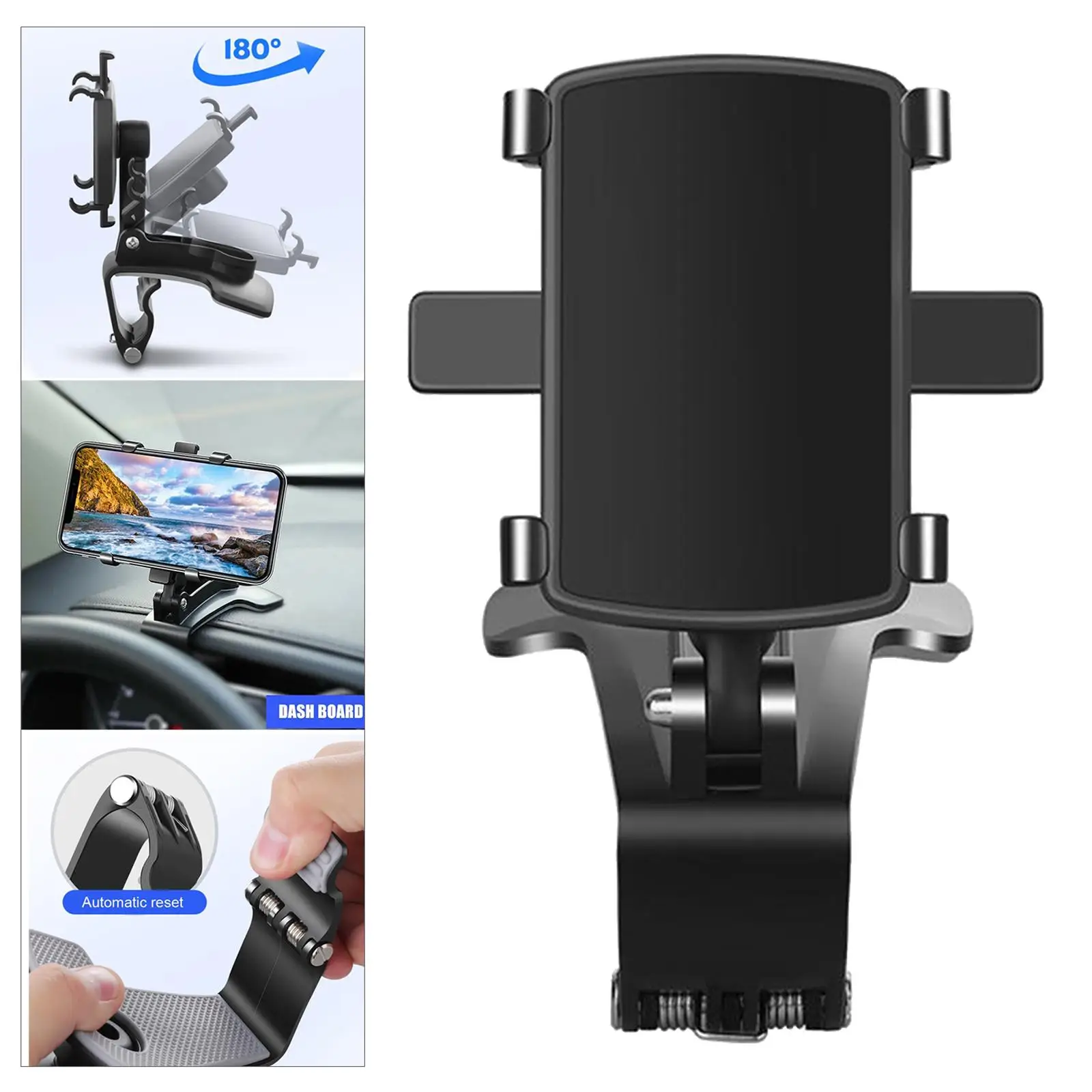 New Universal Car Rear-view Mirror Mount Stand Holder Cradle for Cell Phone