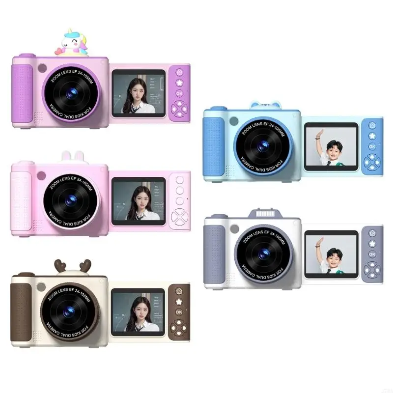 

J78A Children Mini Camera 2.4Inch Display USB Charging With Fun Filters For Outdoor Activity CCDs Sensors Cameras Easy to Use