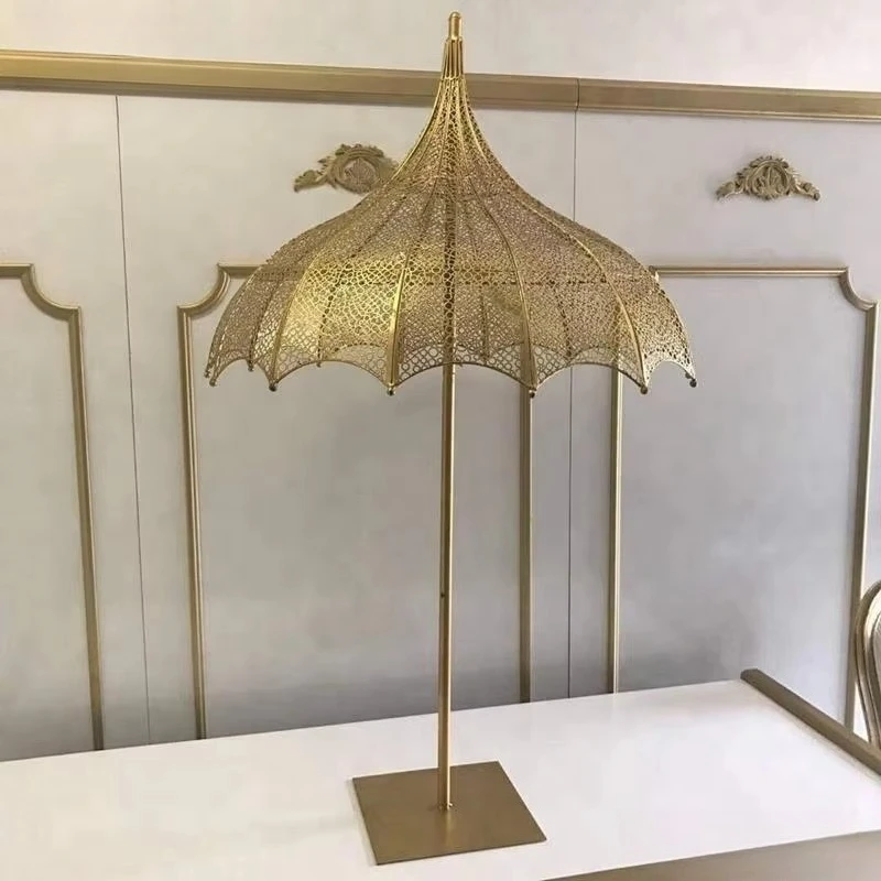 Jewelry factory wholesale metal umbrella wedding focus