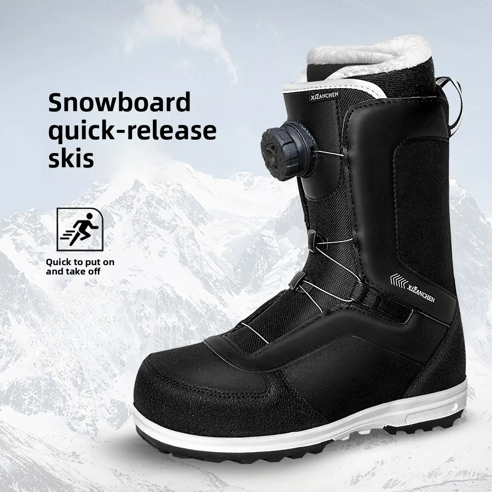 Snowboard Shoes Ski Boots Unisex All-terrain Ski Shoes Adult Fast Wear Snowboard Shoes Outdoor