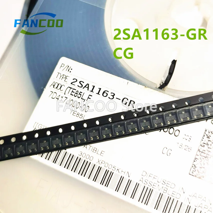 2SA1163-GR A1163 CG SOT-23 2SA1163 GR BL 2SA1163-BL CL NEW Original 120V 100mA