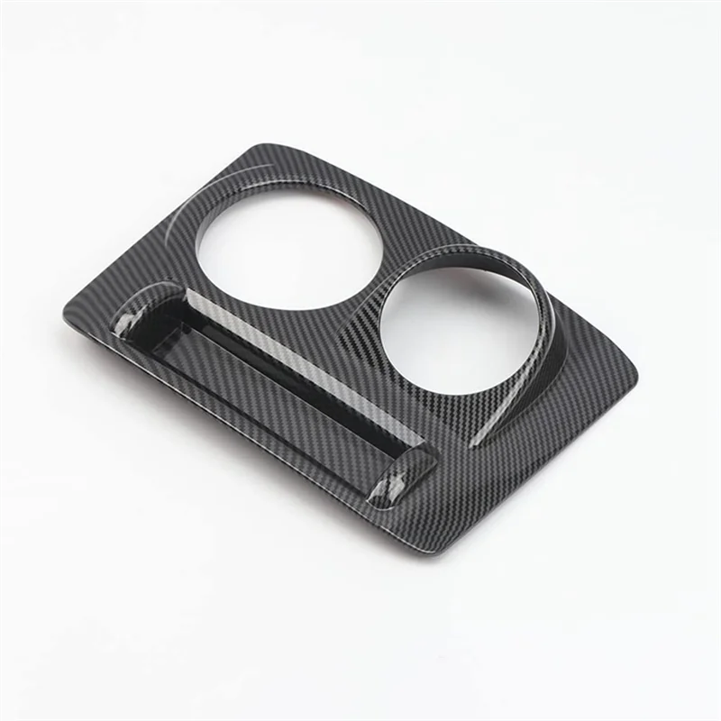 1Set Replacement Parts For Toyota 4Runner 2010-2021 Center Console Gear Shift Panel Cover Trim Accessories - ABS Carbon Fiber
