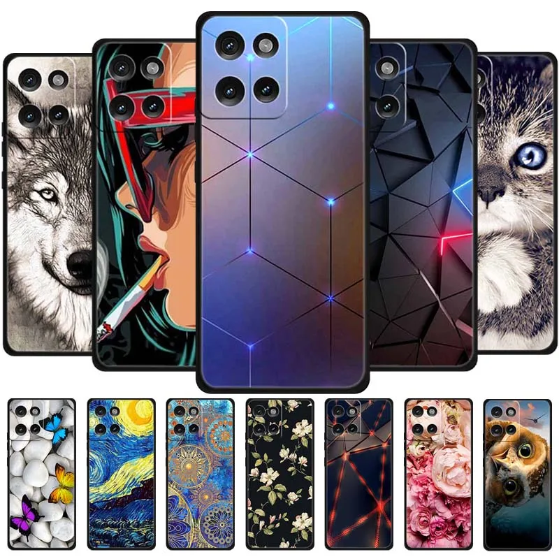 For Motorola Moto G15 Case Animals Soft Silicone TPU Phone Cases Back Cover for MotoG15 4G Shockproof Cool Protective New Fundas