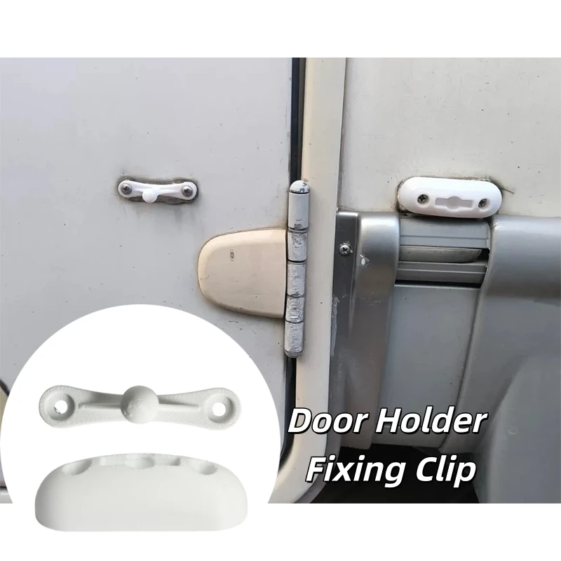 

1Set RV Door Catch Storage Cabinet Door Holder Fixing Clip Sturdy Door Stopper For Camper Trailer Motorhome RV Accessories