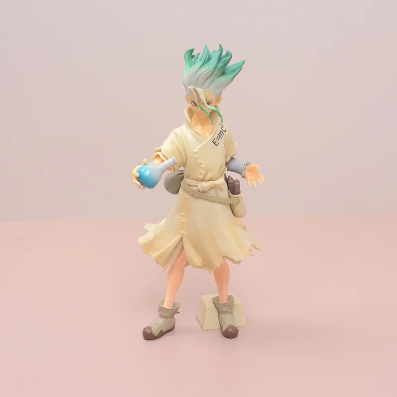 Anime Dr.STONE Ishigami Senkuu Standing Posture Action Figure PVC Model Statue doll Toy Desk Decor Collection Gifts Boxed