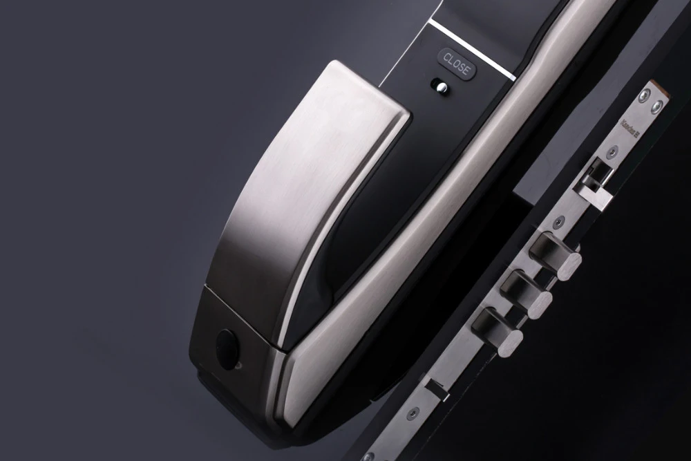 K7-10 ล็อคประตูดิจิตอลความปลอดภัยสูงล็อคลายนิ้วมือสำหรับโฮมออฟฟิศ