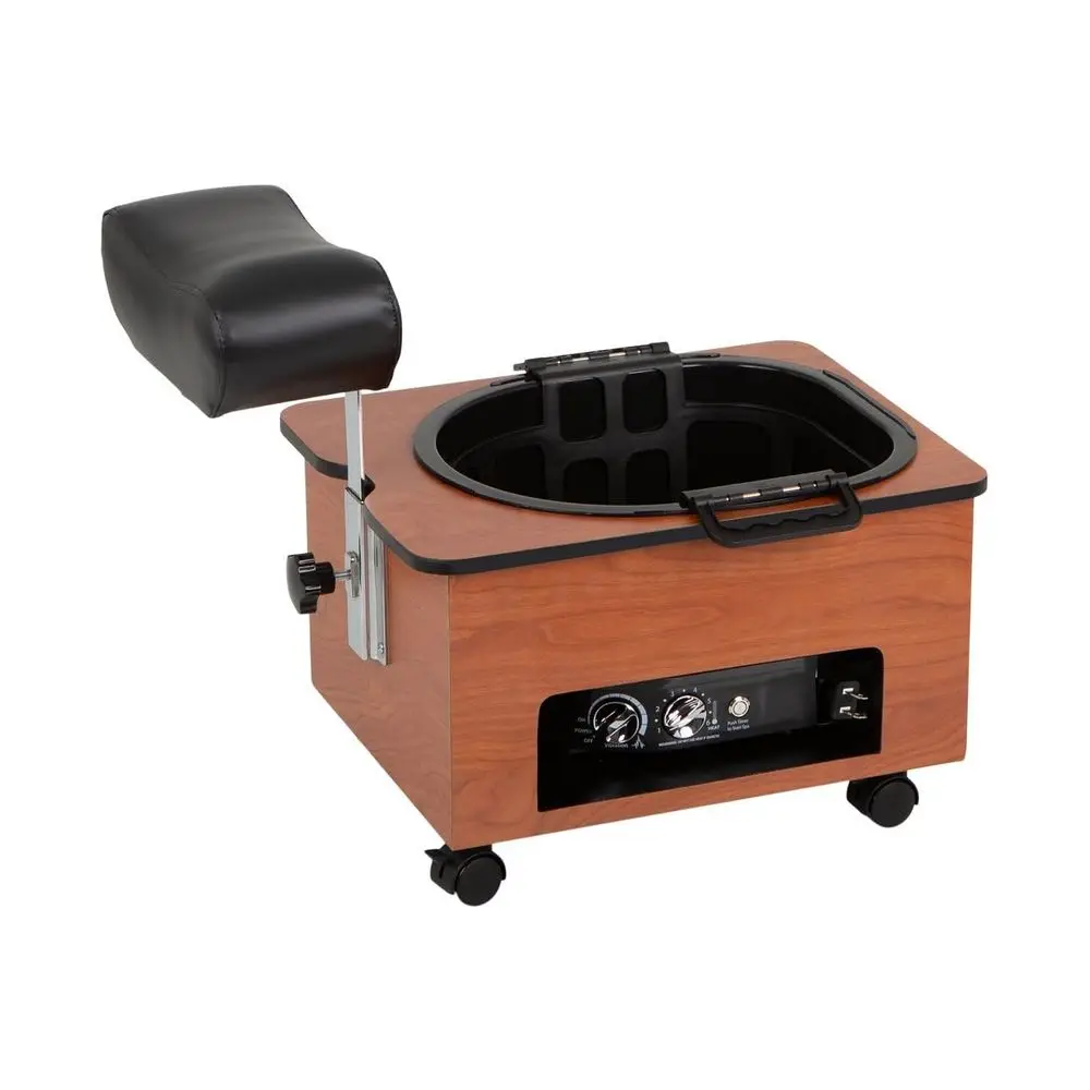 

DG103 Portable Footsie Pedicure Spa with Adjustable Footrest No Plumbing, UltraLite Tub, Rolling Base, EZ Basket, Double Heat a
