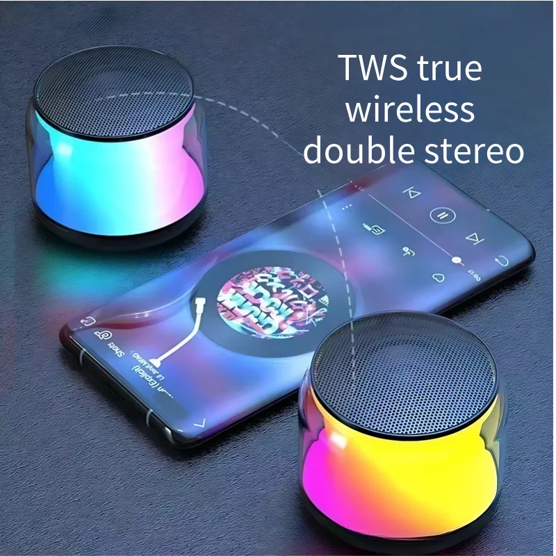 

Colorful Bluetooth small audio outdoor speaker desktop subwoofer high volume mini Bluetooth small audio gift wireless