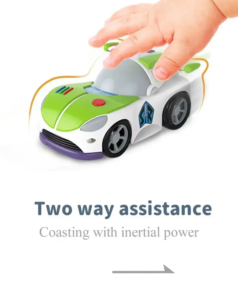 รถของเล่นดิสนีย์ ทอย สตอรี่ บัซ ไลท์เยียร์ วู้ดดี้ เจสซี่ เร็กซ์ เอเลี่ยน โมเดลการ์ตูน รถแบบดึงถอยหลัง ล้อหมุนอิสระ ของเล่นสะสมสำหรับเด็ก ของขวัญสำหรับเด็ก