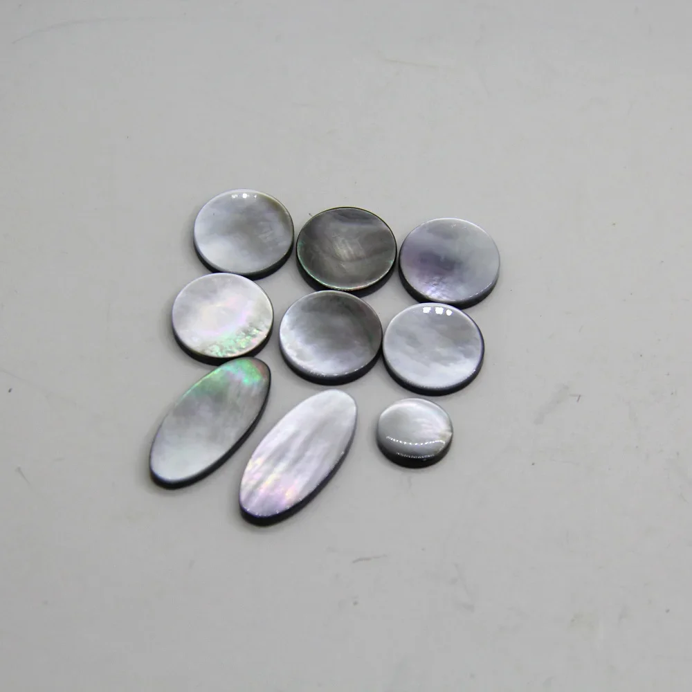 Real Mother of Pearl Saxophone Buttons Inlays, Color Clasp, Saxophone Repair Accessories, 9Pcs