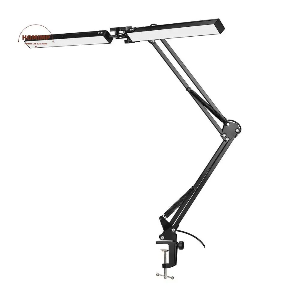 360 ° دوران الروك الذراع LED الجدول مصباح سطوع قابل للتعديل 3 أوضاع اللون LED لمبة مكتب السوبر مشرق حماية العين #1