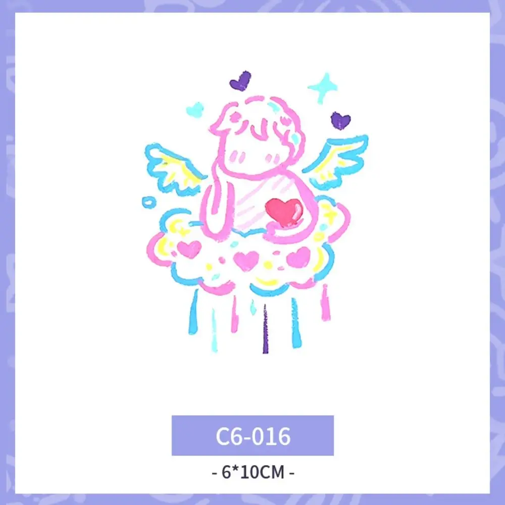 

Long-lasting Sweet Temporary Tattoo Stickers Butterfly Cloud Body Art Sticker INS Pink Makeup Tattoo Decals Women