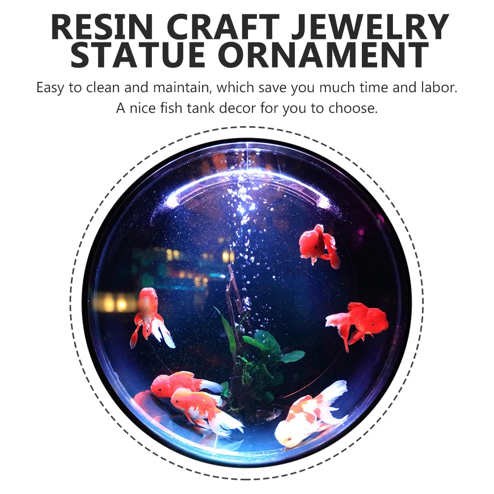 

Simulated Jewelry Tower Resin Ornament Fish Tank Decoration Aquarium Supply Aquatic Animal Box Decor Reptile Case Adornment Fish