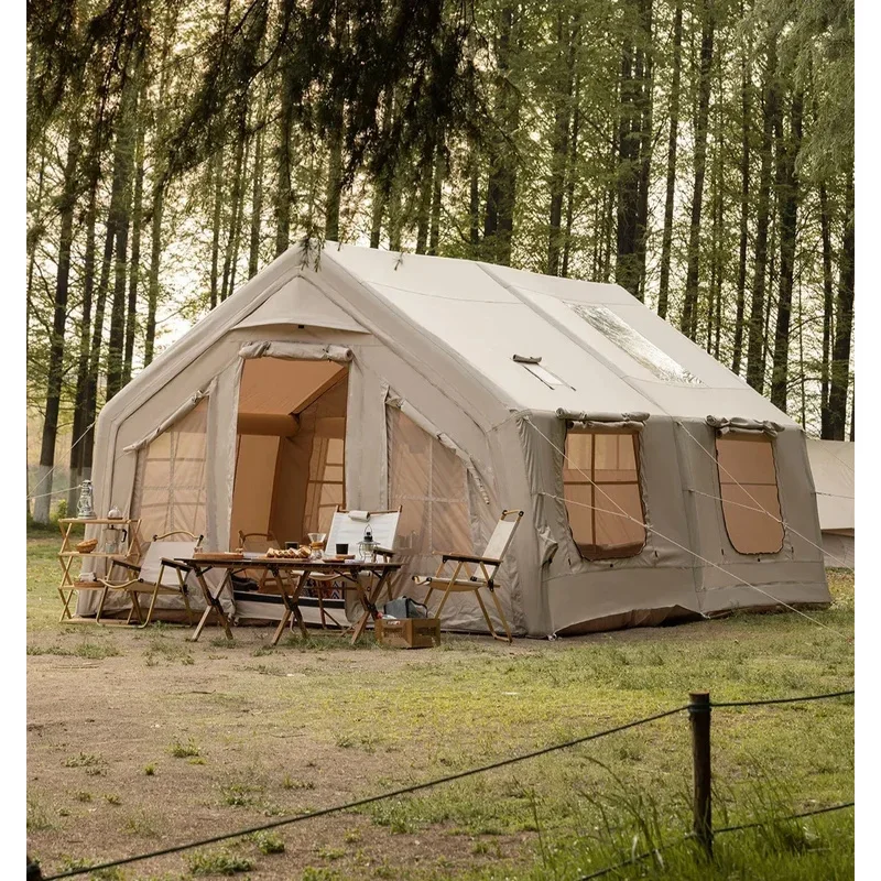 

17.2 Square Pop Up Air Inflatable Party Tent With Big Outdoor Camping