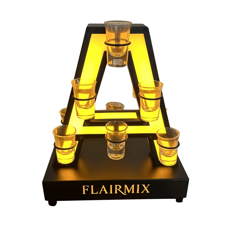 Bar KTV Cocktail Cup Holder Nightclub Bullet Holder One Sip  Foreign Wine Baijiu Swallow Cup Transparent Wine Holder
