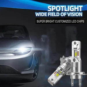 

H7 Car Headlight Fog Light with Fan Laser Chip High-Brightness Large Chip