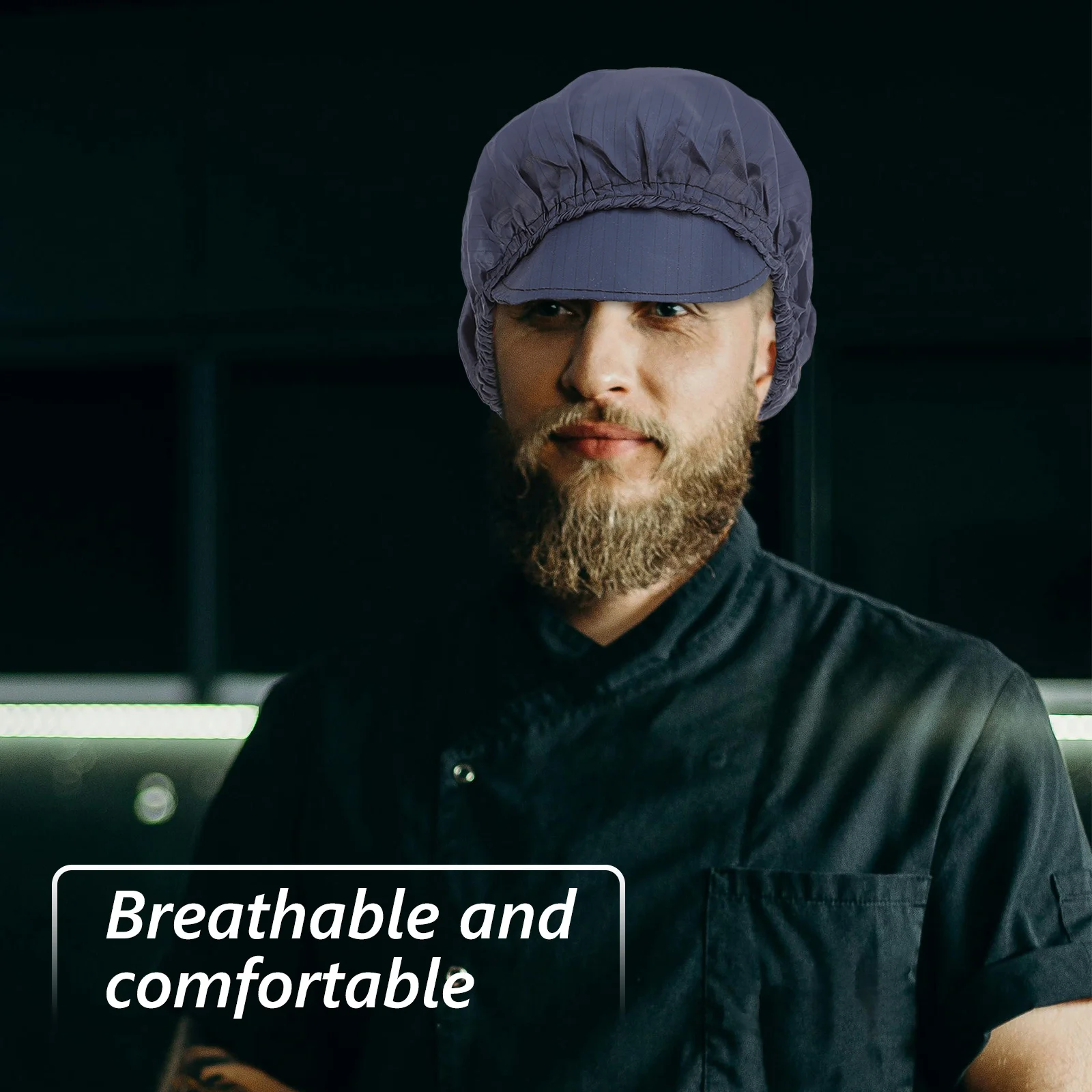 3 pçs chef para homens mulheres uniforme leve chapéu para restaurante cozinha serviço de cozinha padeiro catering trabalho chapéu garçom chapéus